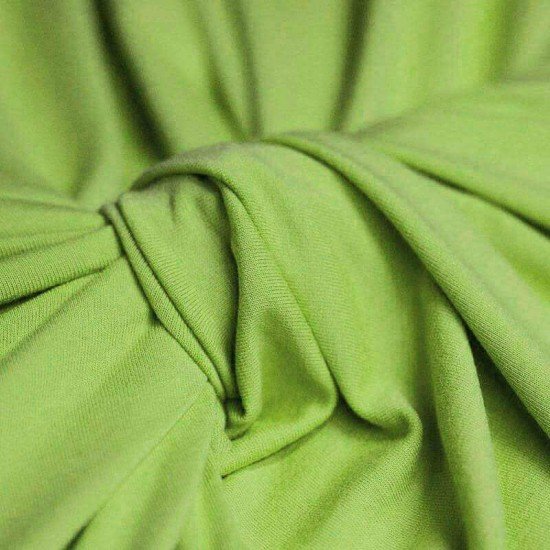 Jersey Di Viscosa Verde Chiaro - (Tessuto Jersey Di Viscosa)