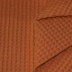 Tissu Piqué Gaufré Cognac - (Tissu Piqué Gaufré)