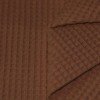 Waffle Pique Fabric Light Brown