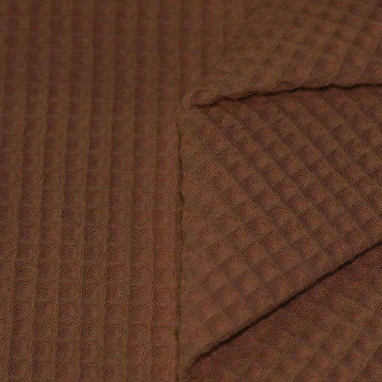 Tessuti Piquet Di Cotone Marrone Chiaro - (Tessuti Piquet Di Cotone)