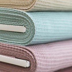 Wafelkatoen Piqué 10 Kleuren 6 Meter Pakket Wafelkatoen Piqué 10 Kleuren 6 Meter Pakket