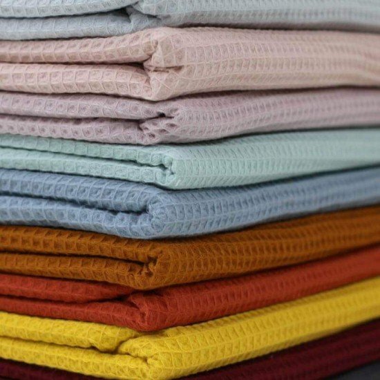 Tissu Piqué Gaufré 12 Couleurs 1 Mètre Paquet - (Tissu Piqué Gaufré)