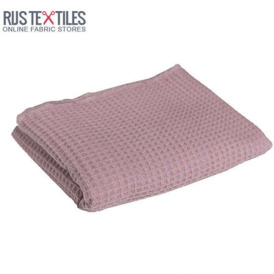 Waffelstoff Piqué Alt Rosa - (Waffelstoffe Piqué)