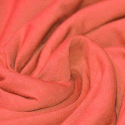 Cotton Jersey Knit Fabric Coral Pink