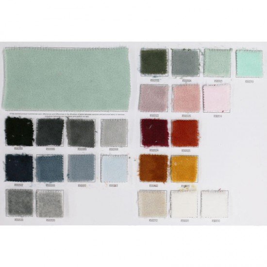 Wellness Fleece Stof Prøvekort - (Fleecestoffer)