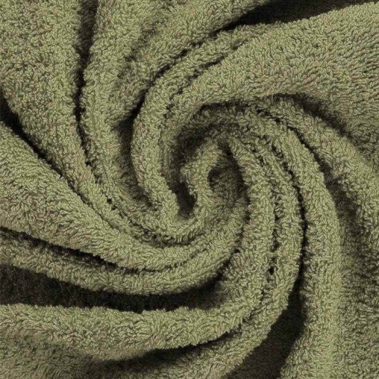 Tessuto Spugna Di Cotone Oliva - (Tessuto Spugna Di Cotone)