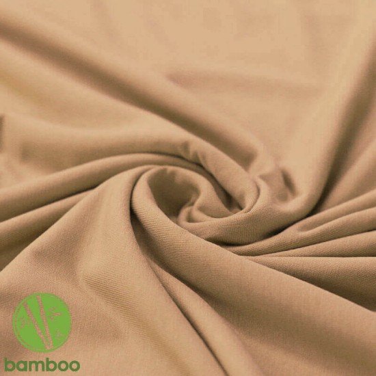 Tessuto Jersey Di Bambù Cammello - (Tessuto Jersey Di Bambù)