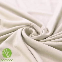 Bambusjersey Stof Naturel