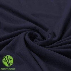 Bamboo Jersey Fabric Navy