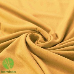 Bamboo Jersey Fabric Ocher