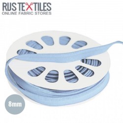 Elastic Piping Tape Light Blue 8mm 