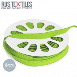 Elastic Piping Tape Lime 8mm 