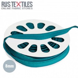 Elastic Piping Tape Petrol 8mm 