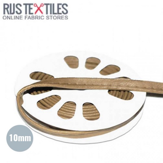 Piping Di Finta Pelle Beige 10mm - (Nastri)