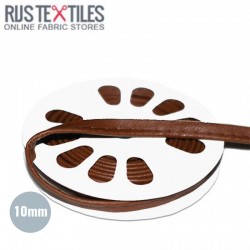 Piping Tape Imitation Leather Brown 10mm