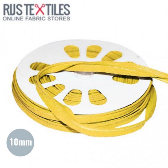 Paspelband Baumwolle Gelber Mais 10mm - (Bänder & Borten)