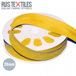 Cotton Bias Binding Yellow Corn 20mm