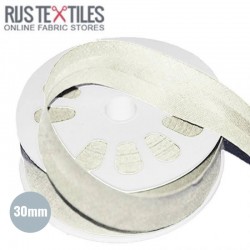 Cotton Bias Binding Ecru 30mm