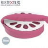 Elastic Edging Ribbon Mat Light Mauve 20mm