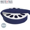 Elastic Edging Ribbon Mat Navy 20mm