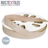Elastic Edging Ribbon Beige 17mm