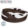Elastic Edging Ribbon Brown 17mm