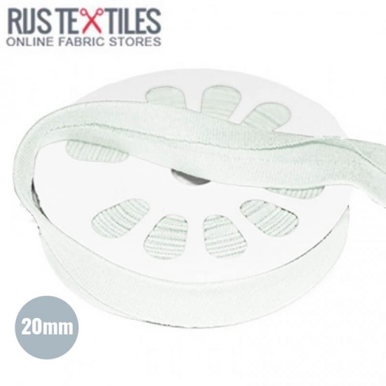 Nastro In Sbieco Jersey Ecru 20mm - (Nastri)
