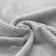 Big Knitted Corduroy Jersey Fabric Light Grey Melange - (Knitted Corduroy Jersey Fabric)