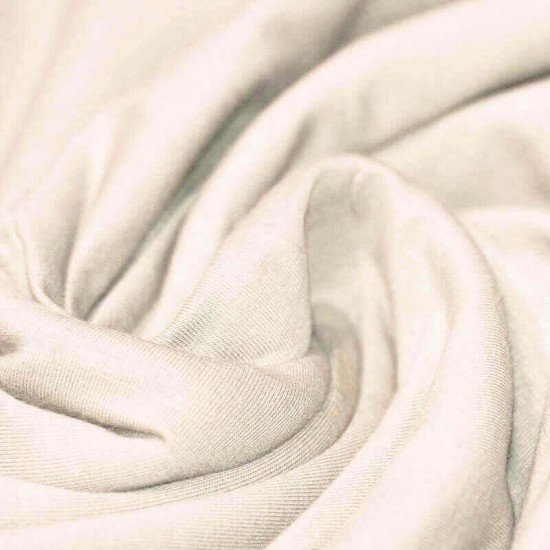 Cotton Jersey Knit Fabric Natural