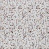Double Gauze Fabric Digital Print - Dried Flowers Light Brown 
