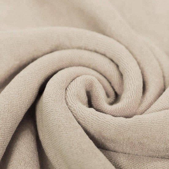 Stretch Badstof Light Beige - (Stretch Badstof)