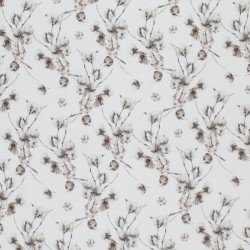 Cotton Poplin Digital Print - Cotton Plant