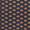 Cotton Poplin Digital Print - Denim Rainbow