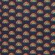 Bomuld Poplin Stof Digital Trykt - Denim Regnbue - (Bomuld Poplin Print )