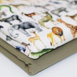 Jersey Katoen Digitale Print - Safari Jersey Katoen Digitale Print - Safari