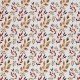Jersey Di Cotone Stampa Digitale - Fogliame Cognac - (Jersey Di Cotone Digitale Stampata)