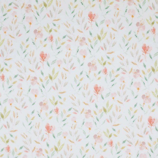Bomuldjersey Digital Print - Sommer Blomster - (Bomuldjersey Digitaltryk)