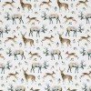 Jersey Cotton Fabric Digital Print - Reindeer