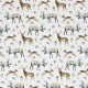 Jersey Cotton Fabric Digital Print - Reindeer Jersey Cotton Fabric Digital Print - Reindeer - (Jersey Cotton Fabric Digital Print)
