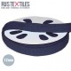 Anoraksnor Flad Bomuld Navy 15mm - (Anoraksnor (Sytilbehør))