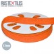 Platte Katoenen Koord Oranje 12mm - (Koord (Fournituren))