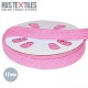 Platte Katoenen Koord Roze 12mm - (Koord (Fournituren))