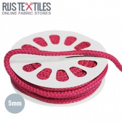 Cotton Cord Fuchsia 5mm (Per Meter)