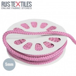 Cotton Cord Pink 5mm (Per Meter)
