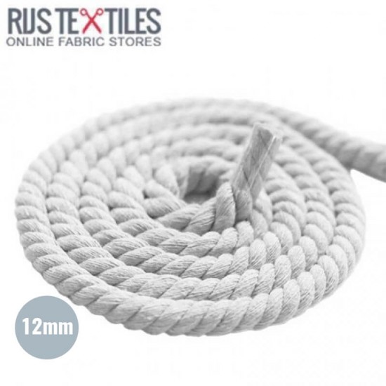 Corda Di Cotone Bianco 12mm - (Corda (Merceria))