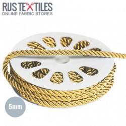 Silk Cord Gold 5mm