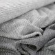 Big Knitted Corduroy Jersey Fabric Light Grey Melange - (Knitted Corduroy Jersey Fabric)