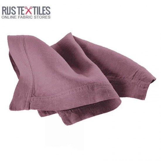 Linen Fabric Old Mauve