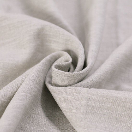 Linen Fabric Natural Melange - (Linen Fabric Washed)
