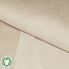 Organic French Terry Brushed Fabric (Gots) Light Beige